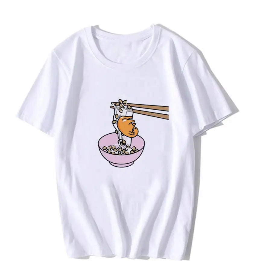 Sanrio Gudetama Lazy Egg T-shirt Japanese Fried Egg Gudetama S Food - Tophatter Daily Deals