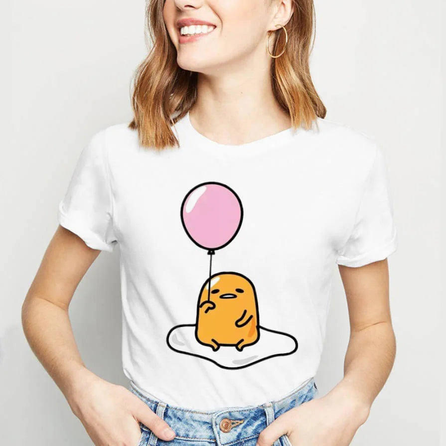 Sanrio Gudetama Lazy Egg T-shirt Japanese Fried Egg Food - Tophatter Daily Deals