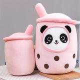 Cute Bubble Tea Plush Toy Stuffed Milk Tea Soft Boba Fruit Tea Cup Plushie Food - Tophatter Daily Deals