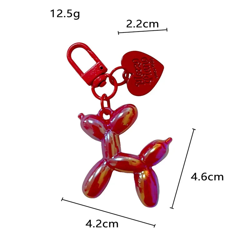 Balloon Dog Keychain Resin Cute Bag Pendant Fall 2025 Gift - Tophatter Daily Deals