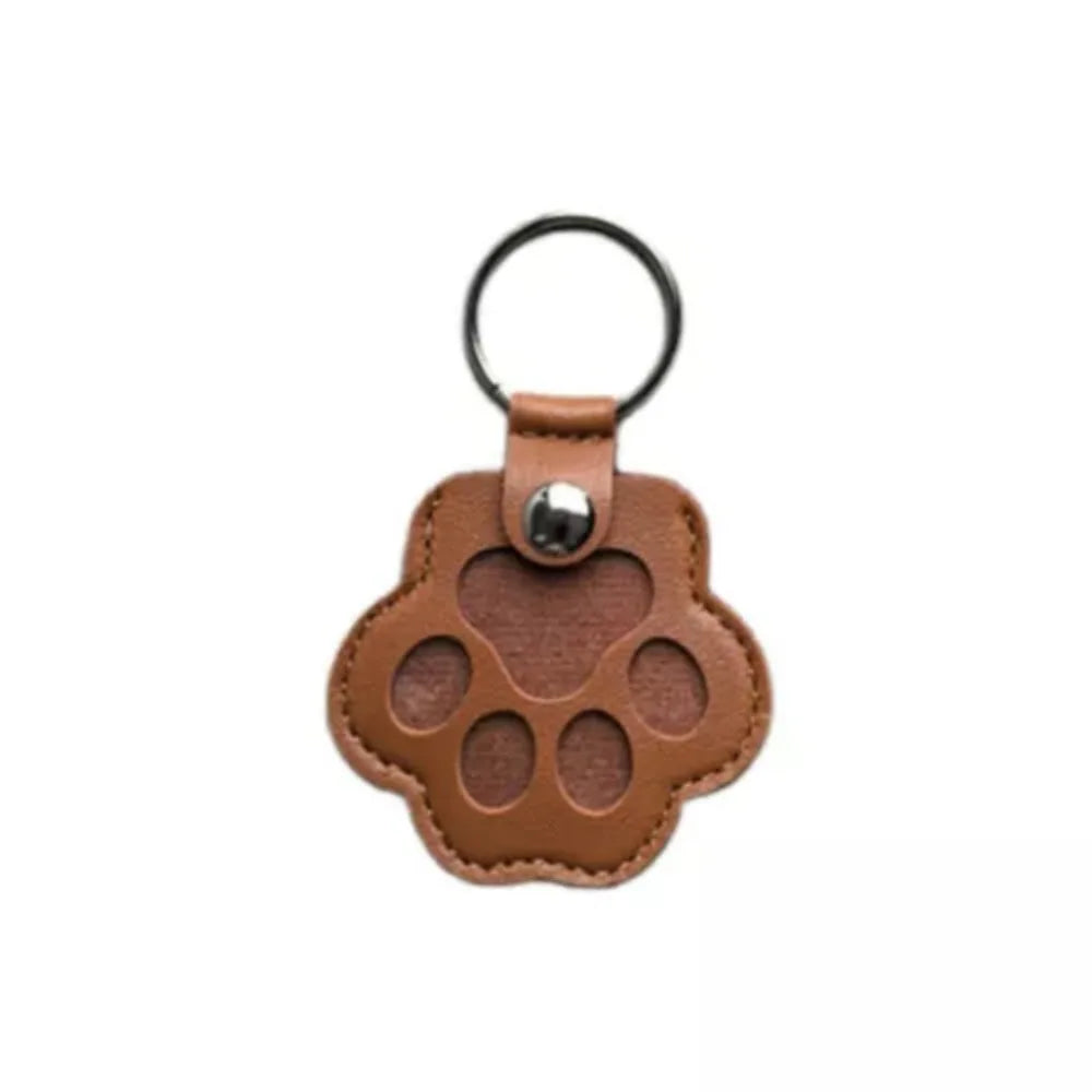 Pet Hair Keychain Paw Pendant PU Leather Hair Holder - Tophatter Daily Deals