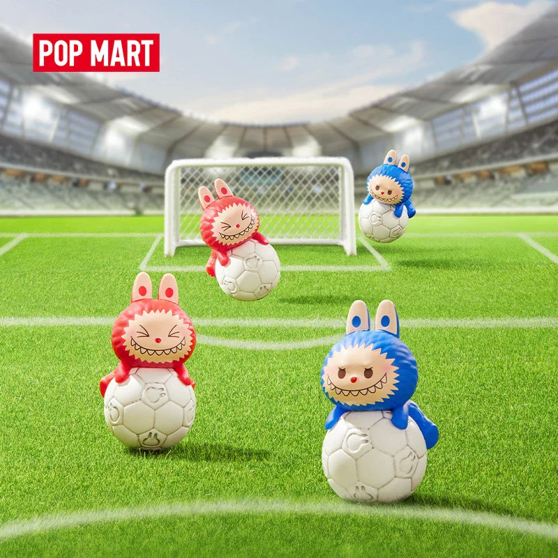 Genuine Pop Mart The Monsters Labubu Pop Bean Football in The UK Set Mythical - Tophatter Daily Deals