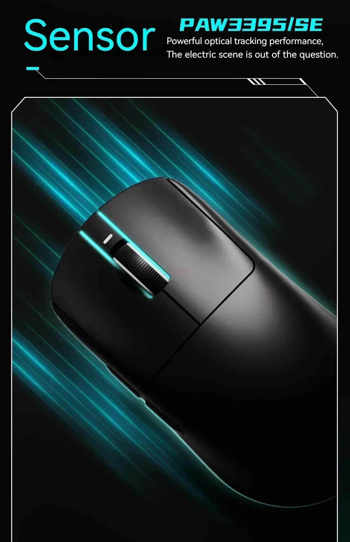 Gaming Mouse Wireless Lightweight Ambidextrous 26000 DPI - Tophatter Daily Deals