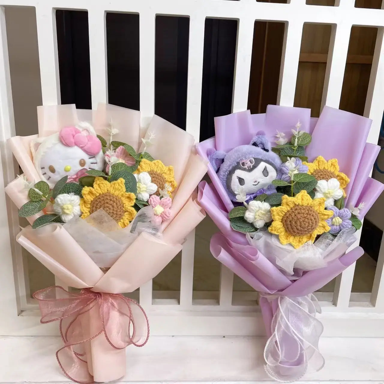 Sanrio Hello Kitty Plush Bouquet Flowers Flowers - Tophatter Daily Deals