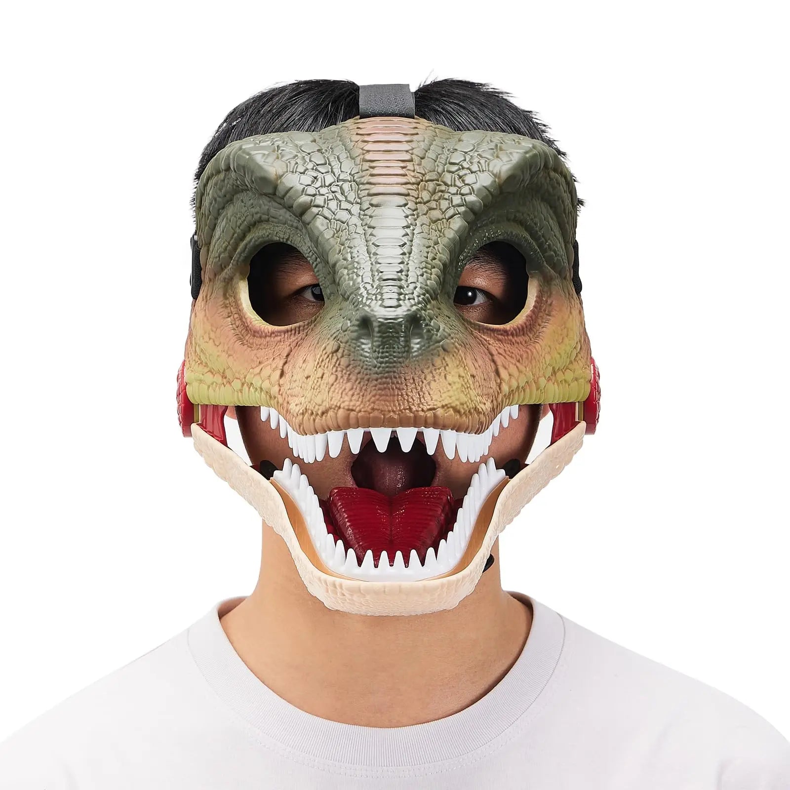Dinosaur Mask Movable Jaw Cosplay Prop Halloween 2025 - Tophatter Daily Deals
