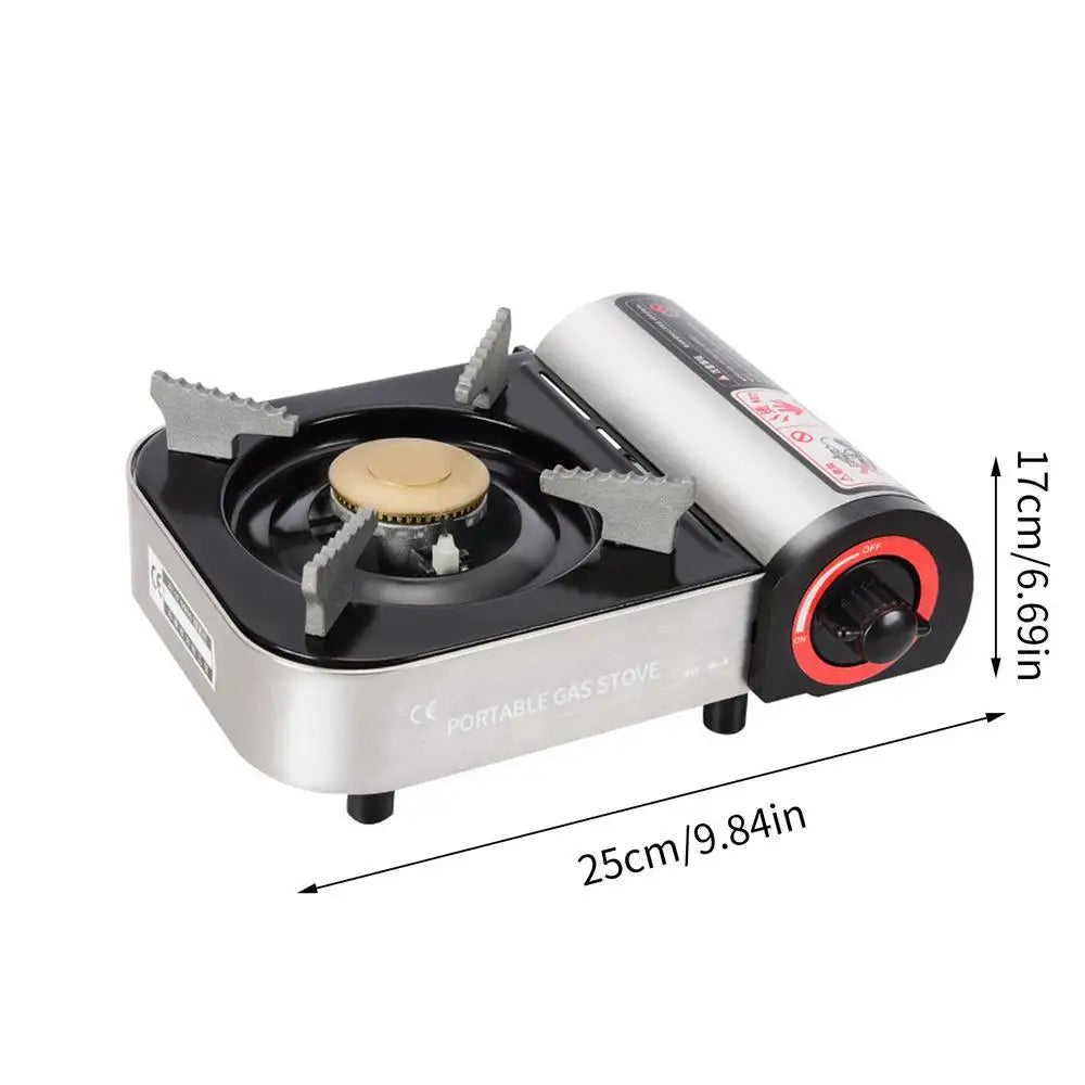 Mini Butane Camping Stove Grey Camp Cooking - Tophatter Daily Deals