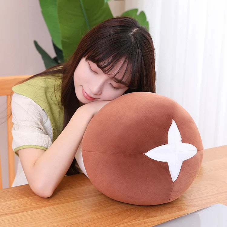 Mushroom Plush Toy Shiitake Mushroom Super Mario Level Up Food - Tophatter Daily Deals