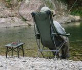 Ultralight Folding Camping Chair Widened Green Camp Furniture - Tophatter Daily Deals