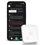 AI Voice Recorder 64GB With Transcription And Translation White 64 GB - Tophatter Daily Deals