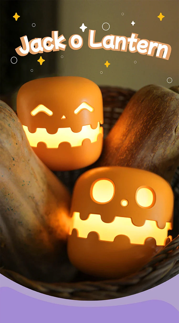Ghost Night Light Rechargeable Bedside Lamp Cozy Glow - Tophatter Daily Deals