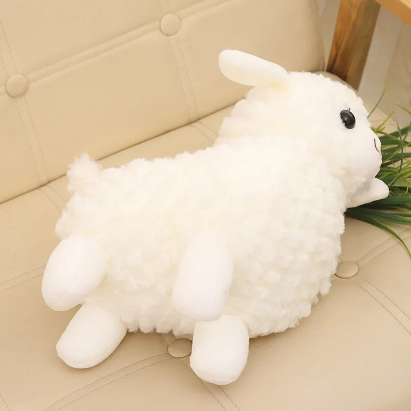 White Alpaca Sheep Llama Stuffed Plush Toy Animals - Tophatter Daily Deals