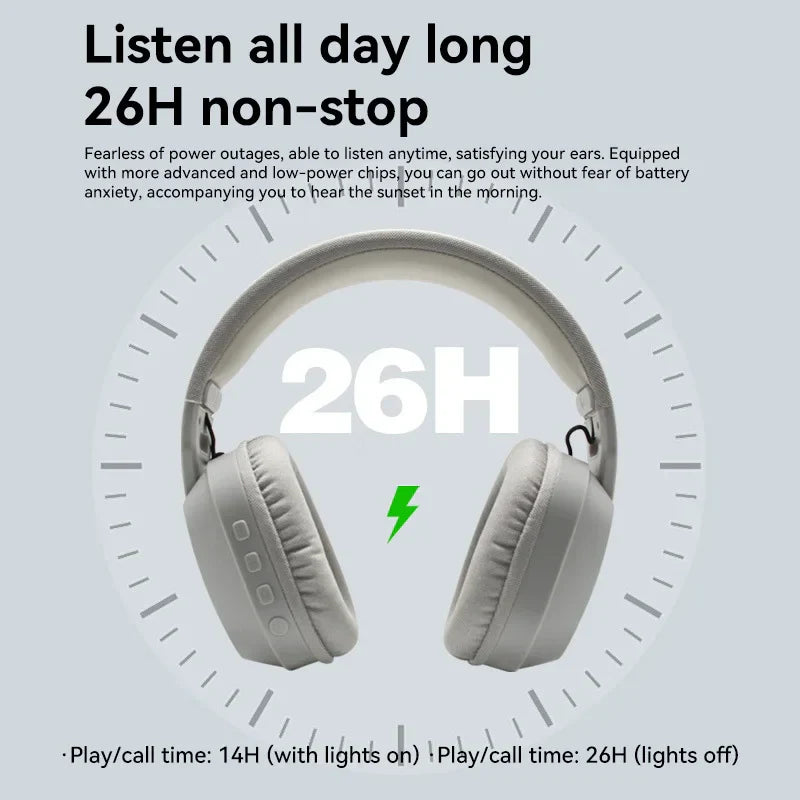 Gaming Headset Bluetooth 5.4 Wireless RGB Low Latency - Tophatter Daily Deals
