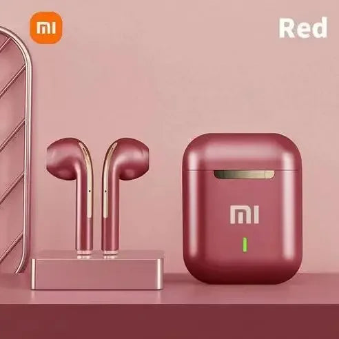 Xiaomi J18 Wireless Earphone HiFI In-ear Stereo with Microphone Bluetooth Touch Waterproof Noise-cancelling Various Headphones Red Headphones - Tophatter Daily Deals