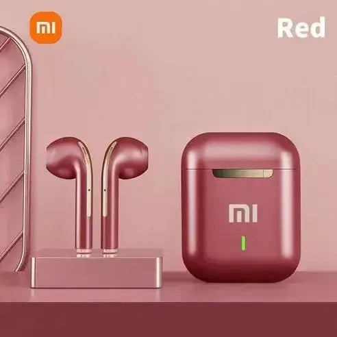 Xiaomi J18 Wireless Earphone HiFI In-ear Stereo with Microphone Bluetooth Touch Waterproof Noise-cancelling Various Headphones Red In-Ear Headphones - Tophatter Daily Deals