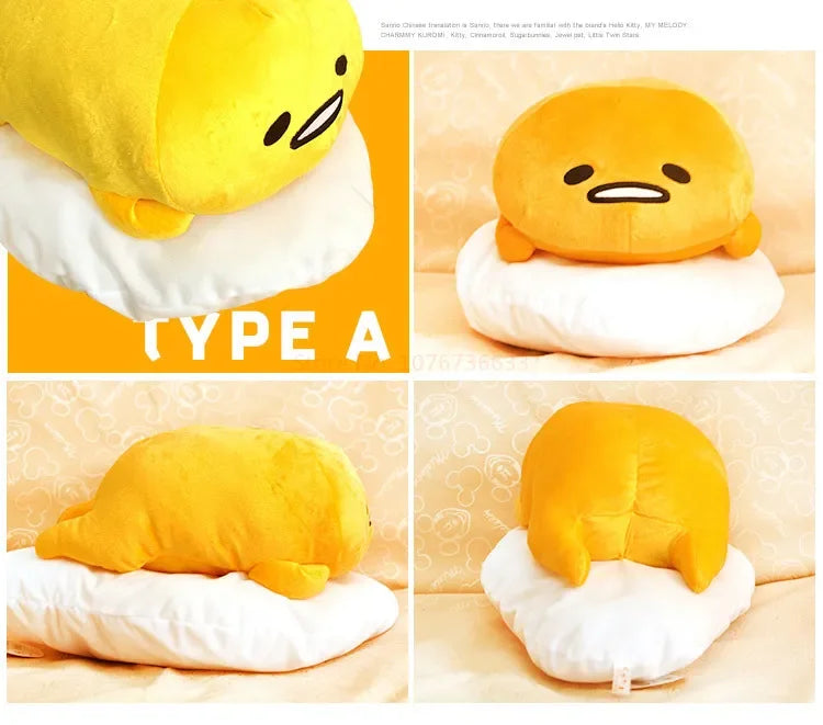 Sanrio Gudetama Plush Pillow Food - Tophatter Daily Deals