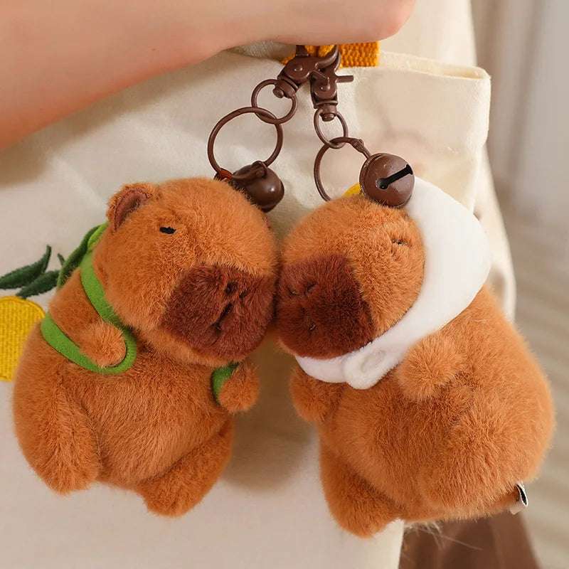 Kawaii Snack Attack: Hamburger Capybara Dog Pig Capibaras Pizza Bubble Tea Cushion Plush Animals - Tophatter Daily Deals