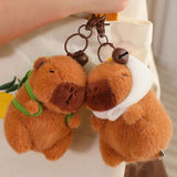 Kawaii Snack Attack: Hamburger Capybara Dog Pig Capibaras Pizza Bubble Tea Cushion Plush Animals - Tophatter Daily Deals