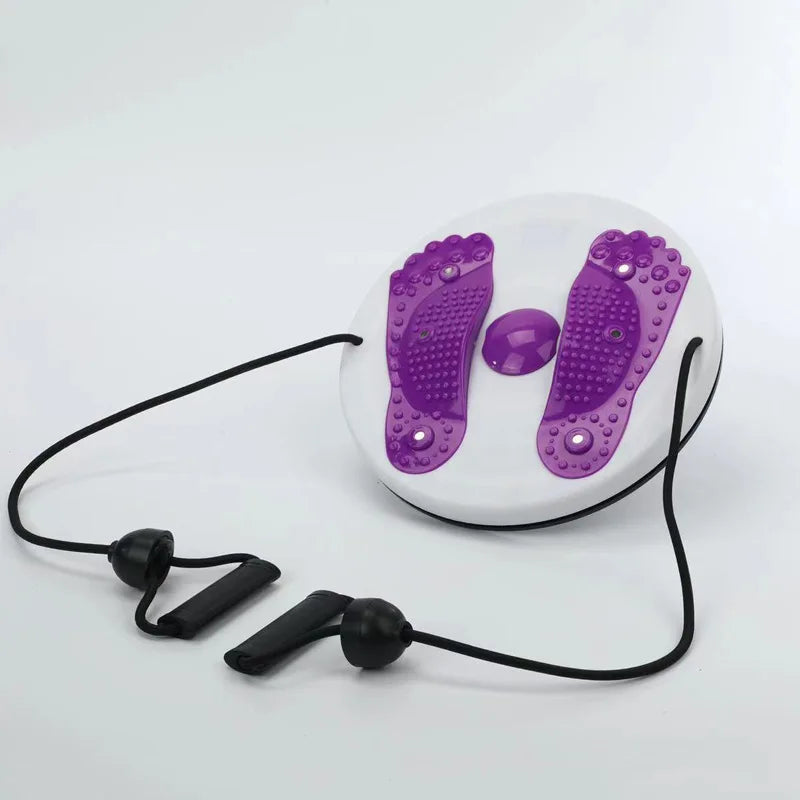 Waist Twisting Disc With Foot Massage Pads Portable Trainer With drawstring - Tophatter Daily Deals