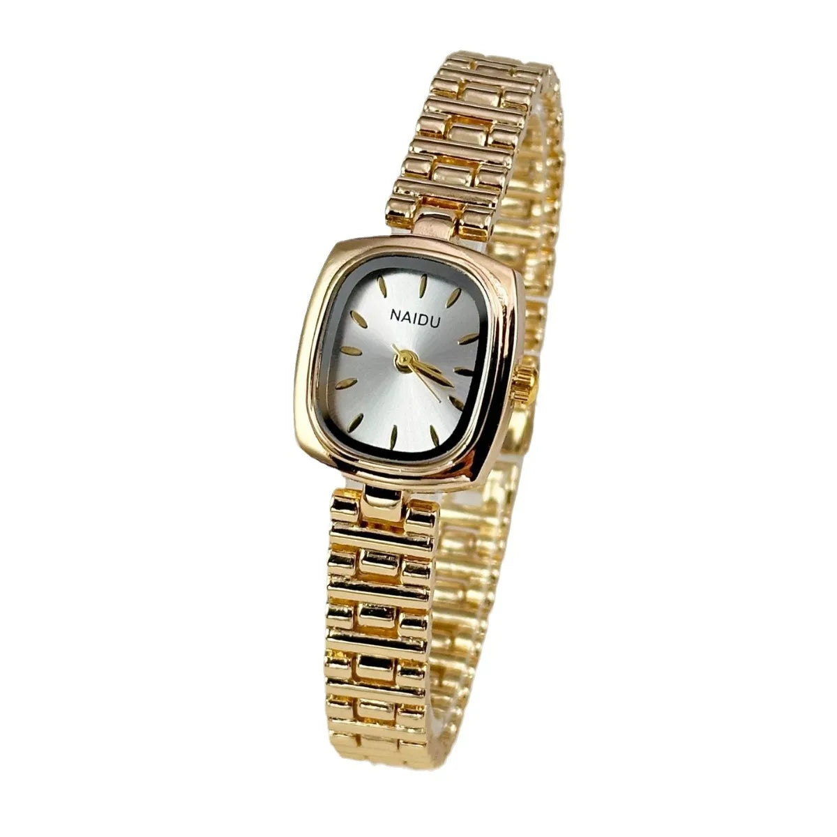 Vintage Ladies Quartz Watch Oval Stainless Steel Apparel & Accessories > Jewelry > Watches - Tophatter Daily Deals