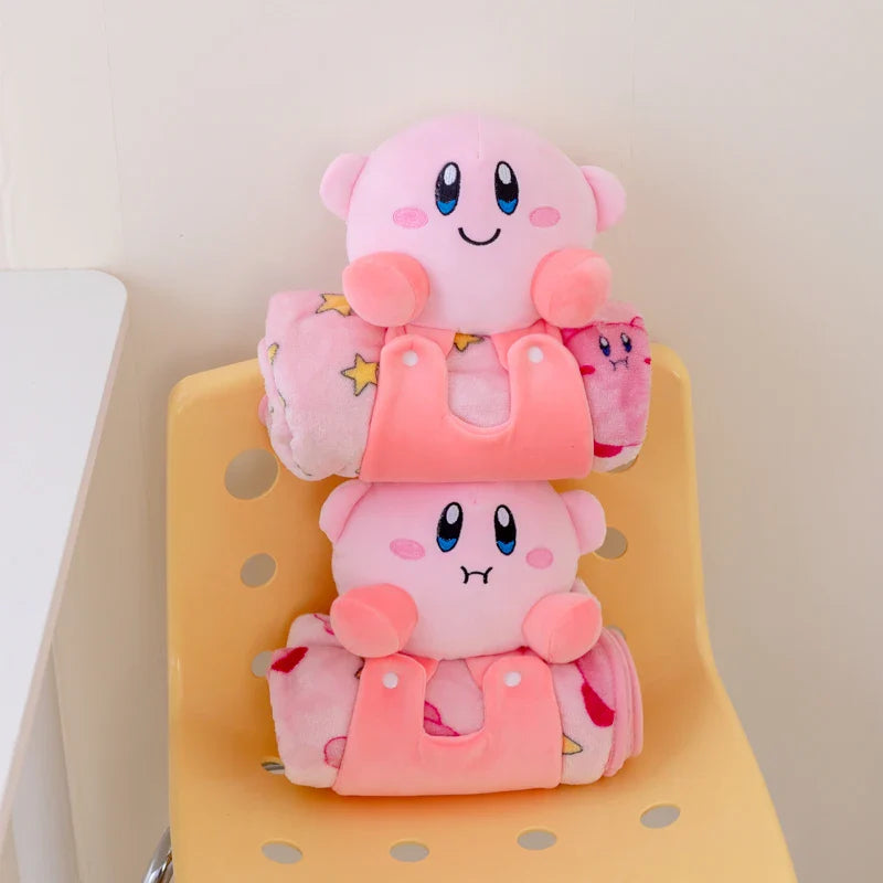 Kirby Flannel Plush Blanket Throw Pink Anime - Tophatter Daily Deals