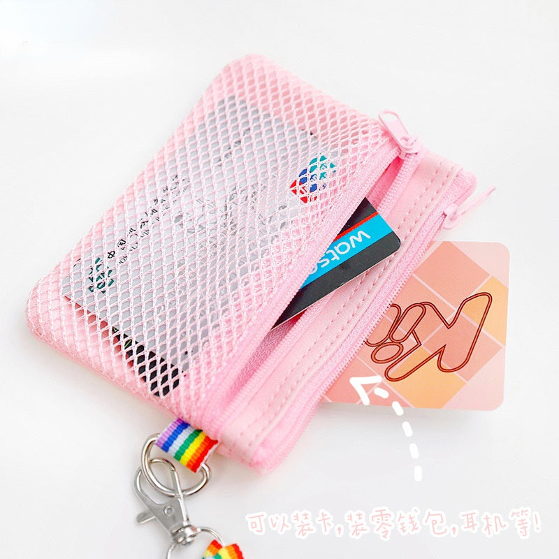 Kirby Rainbow Zipped Coin Purse Anime - Tophatter Daily Deals