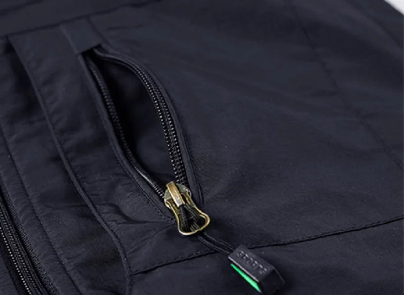 Warm Versatile Men Hooded Vest - Fleece Lined, Nylon, Outdoor - Tophatter Daily Deals