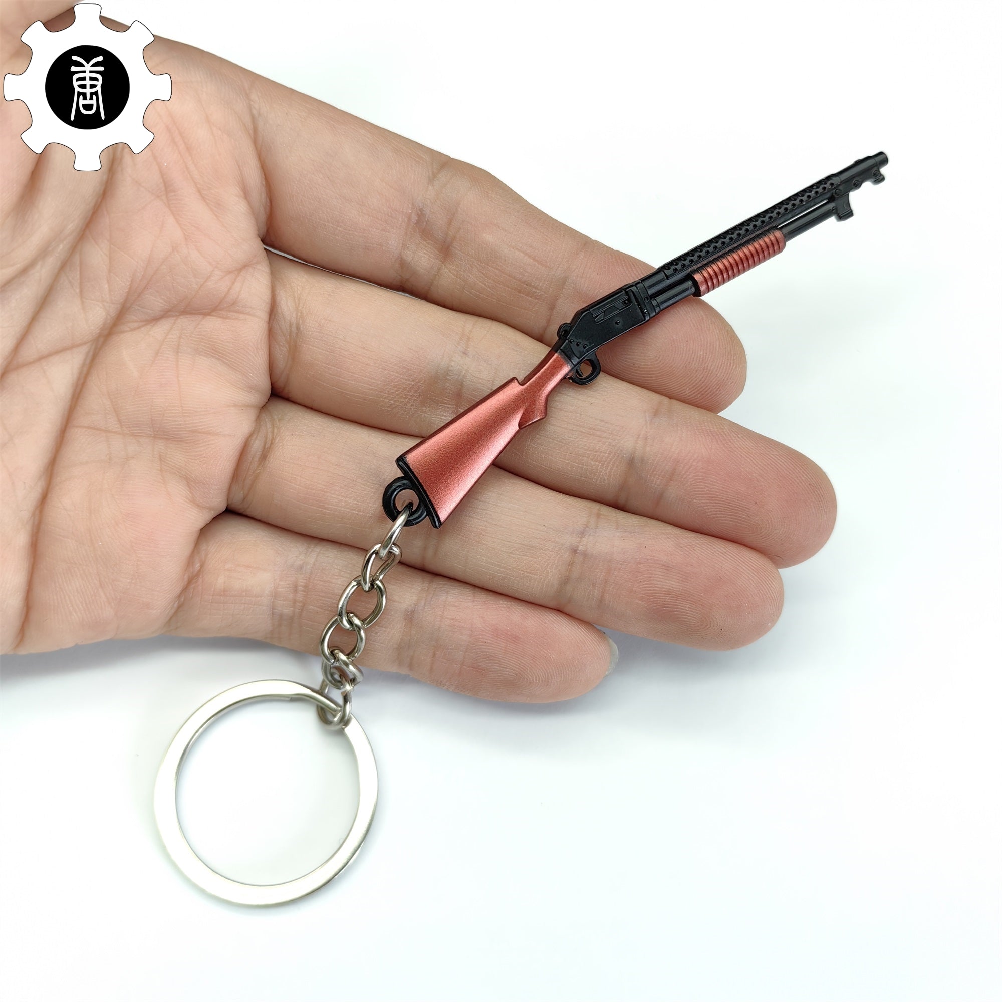 Tiny S1897 Shotgun Model Metal Keychain Keychain - Tophatter Daily Deals