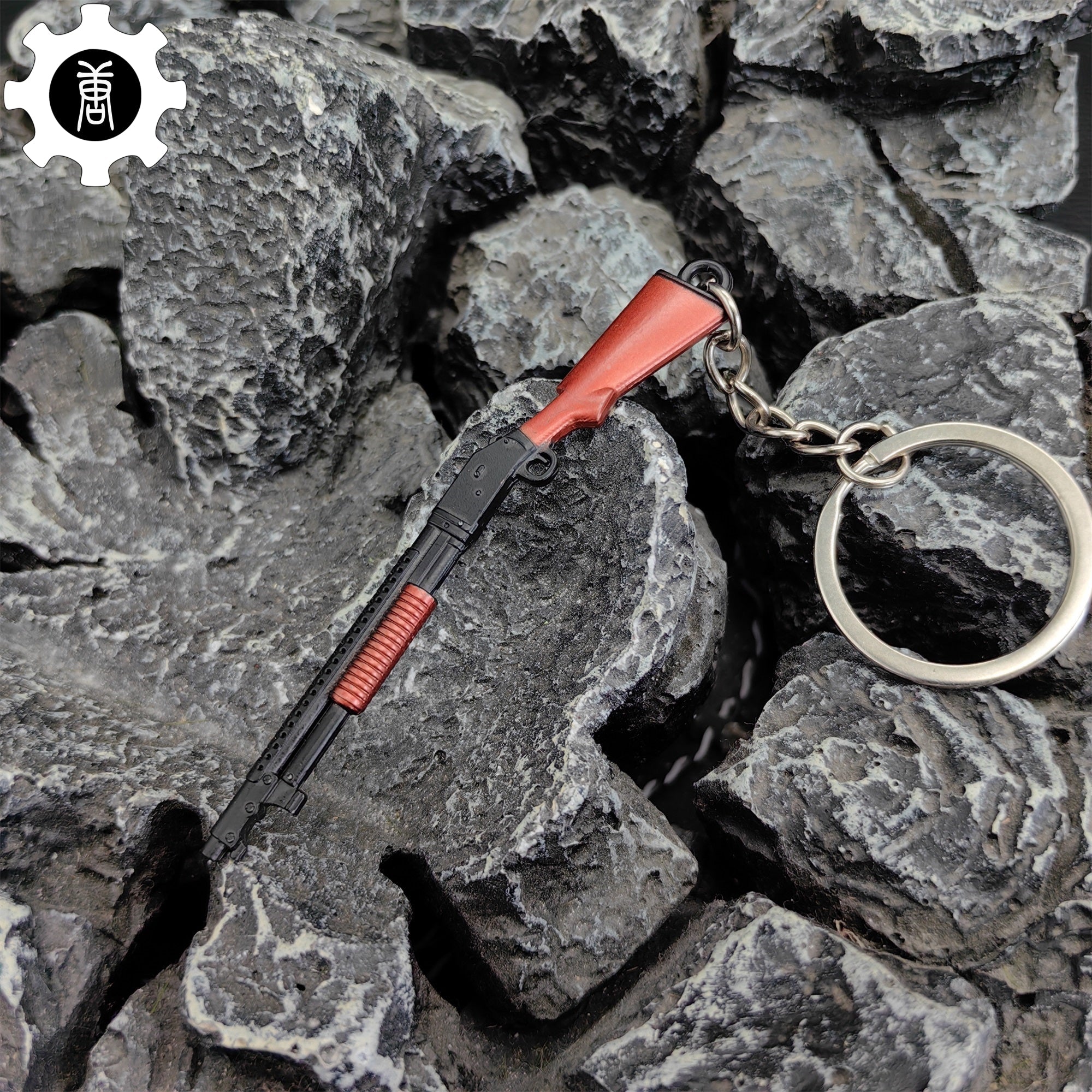 Tiny S1897 Shotgun Model Metal Keychain - Tophatter Daily Deals