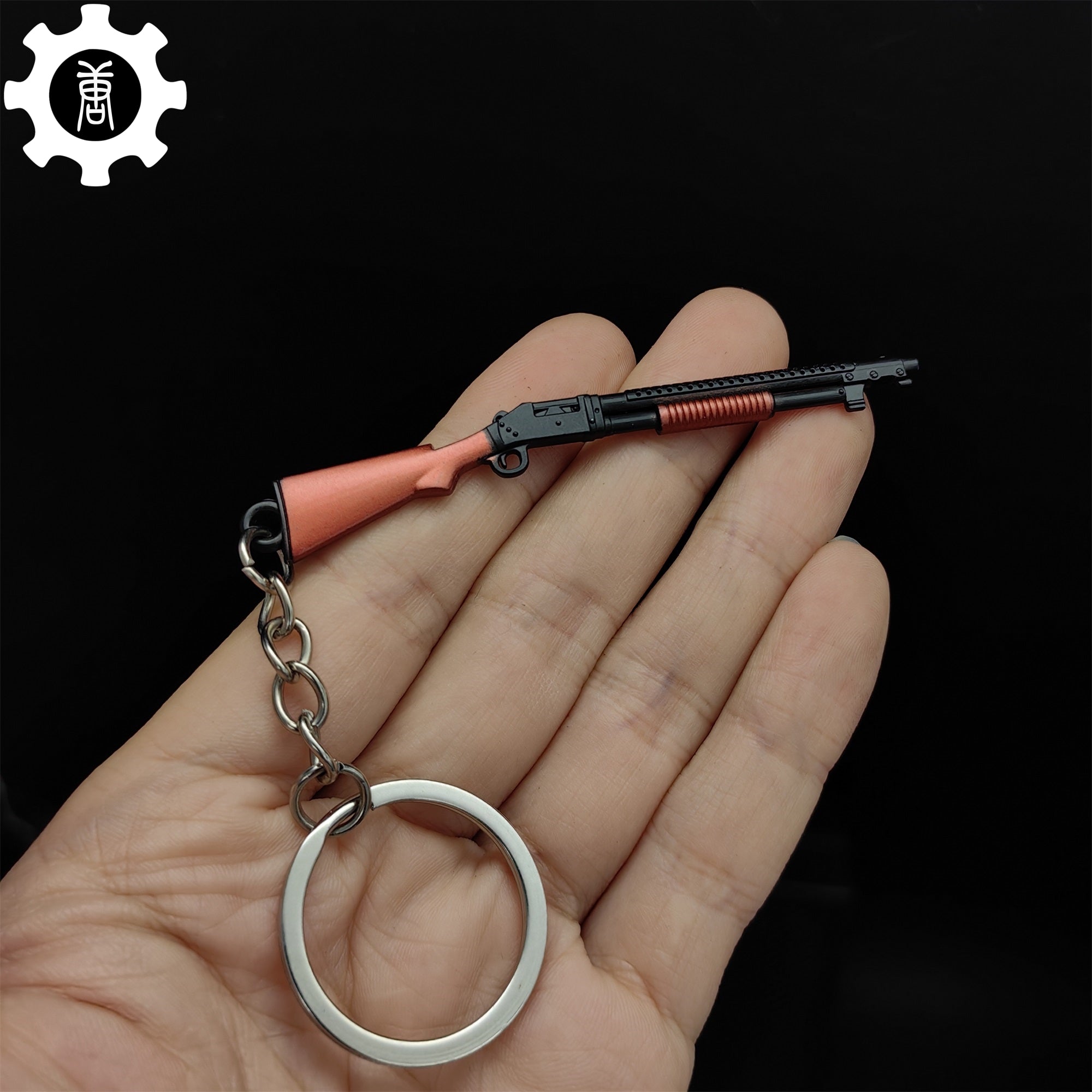 Tiny S1897 Shotgun Model Metal Keychain - Tophatter Daily Deals