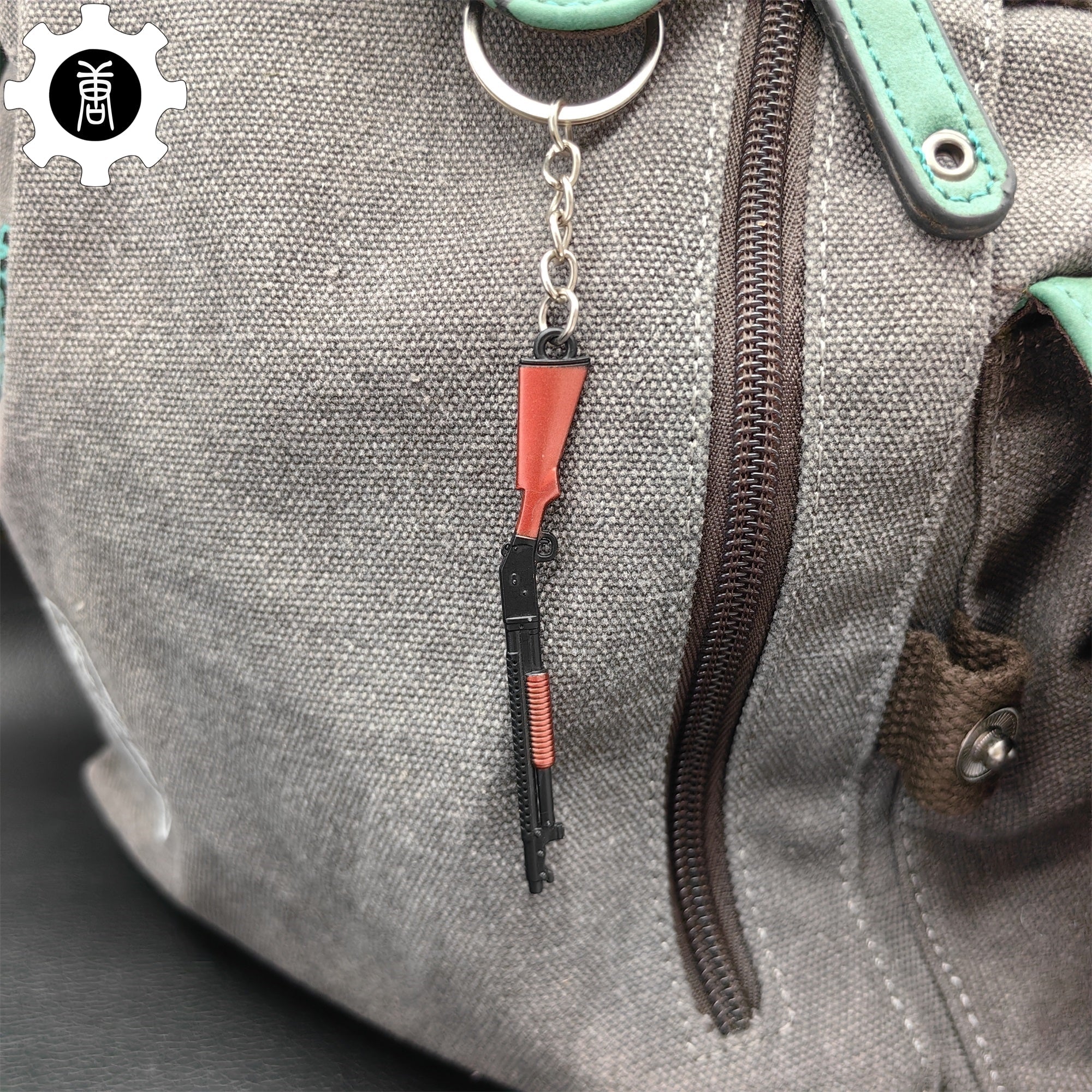 Tiny S1897 Shotgun Model Metal Keychain - Tophatter Daily Deals