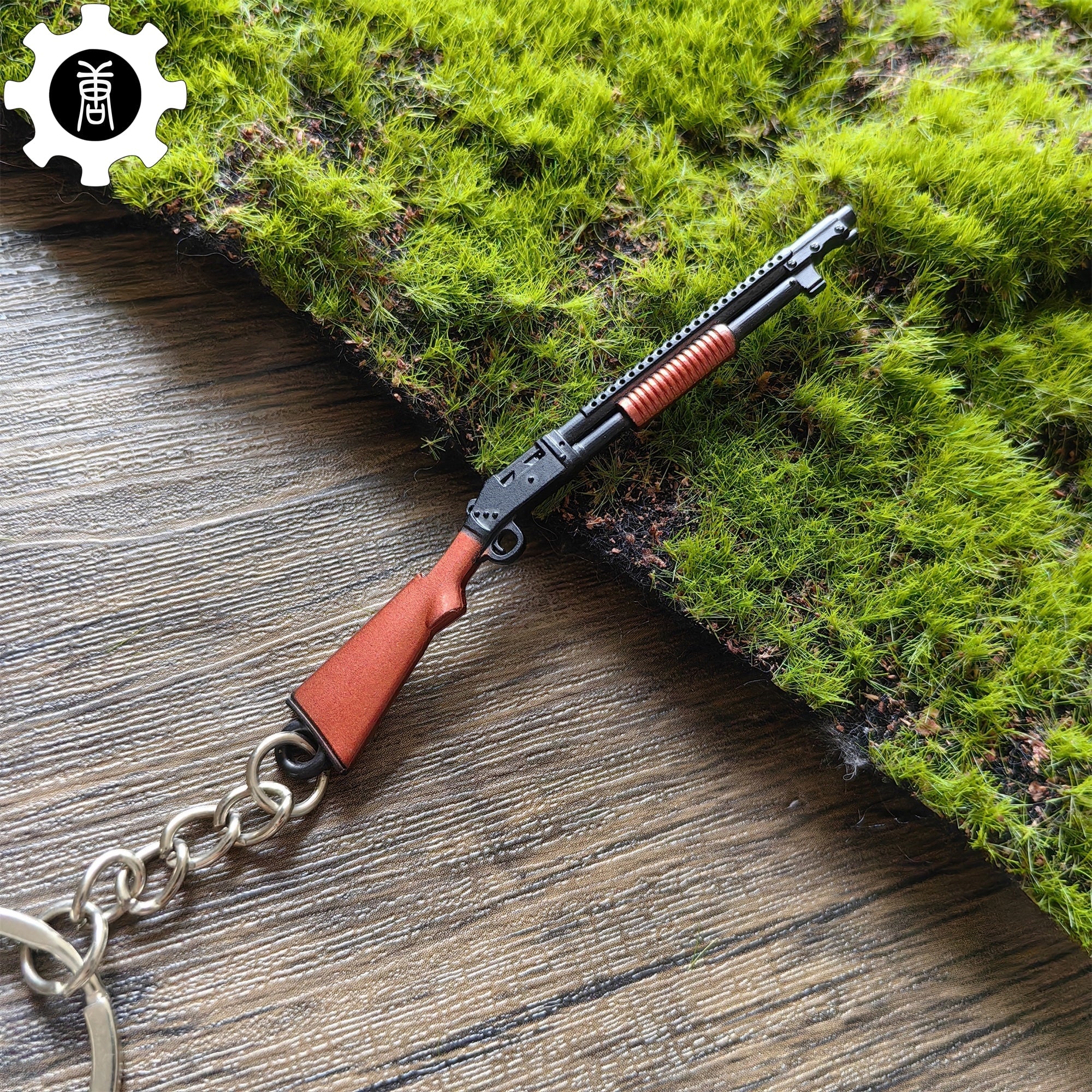 Tiny S1897 Shotgun Model Metal Keychain - Tophatter Daily Deals