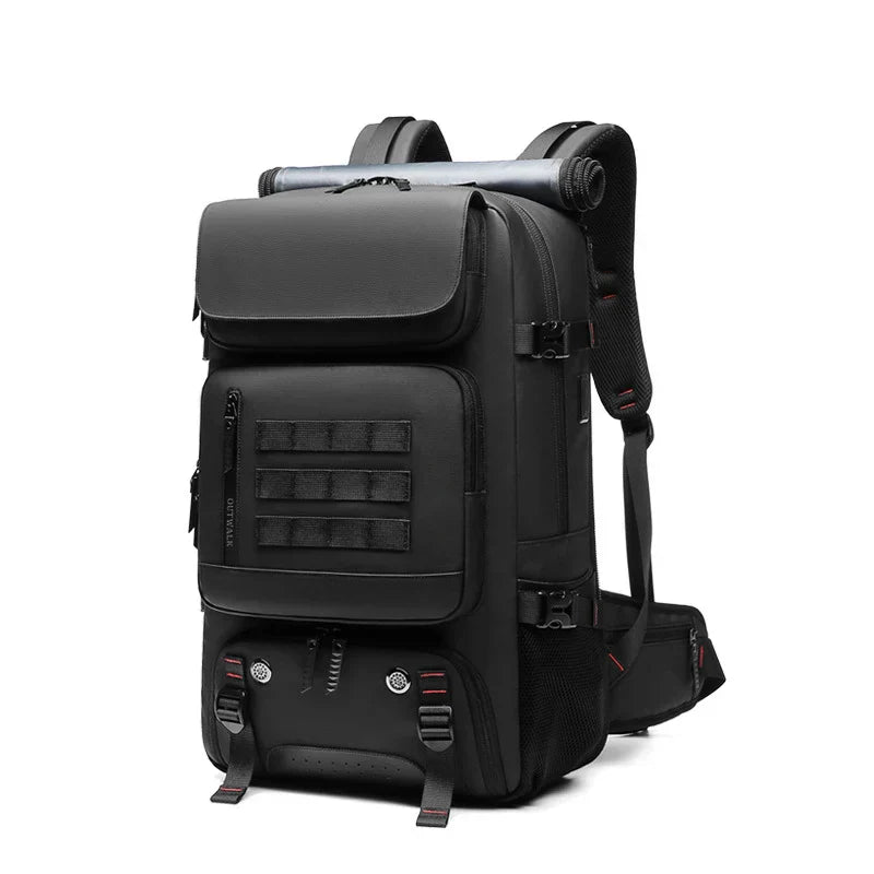 50L Travel Backpack Anti-Theft Design Black Backpacks - Tophatter Daily Deals