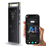 AI Voice Recorder 64GB Aluminum Dictaphone Transcribe - Tophatter Daily Deals
