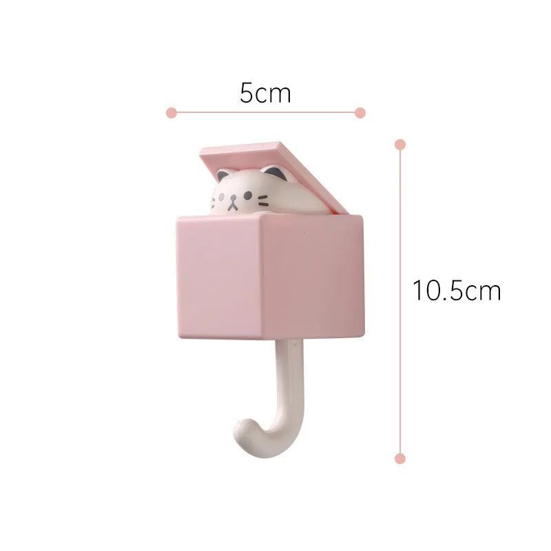 Cute Cat Wall Hooks for Keys Animals - Tophatter Daily Deals