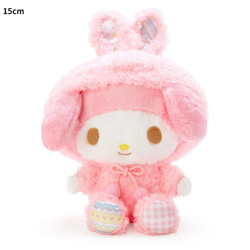 Sanrio Limited Collection Kuromi Cinnamoroll My Melody Plush Toy Kawaii My Melody Pink Easter - 15cm 10-15CM Animals - Tophatter Daily Deals