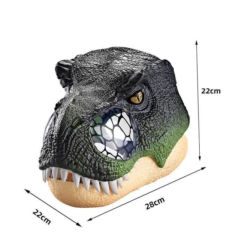 Dinosaur Mask Movable Jaw Cosplay Prop Halloween 2025 - Tophatter Daily Deals