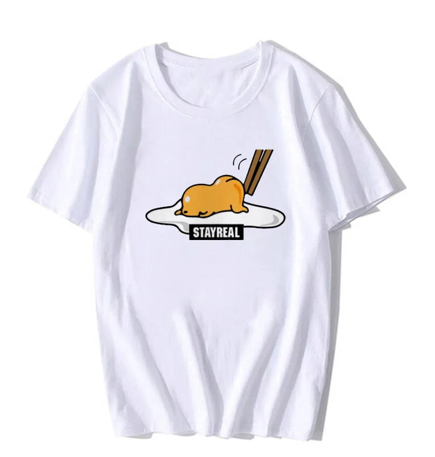 Sanrio Gudetama Lazy Egg T-shirt Japanese Fried Egg Food - Tophatter Daily Deals
