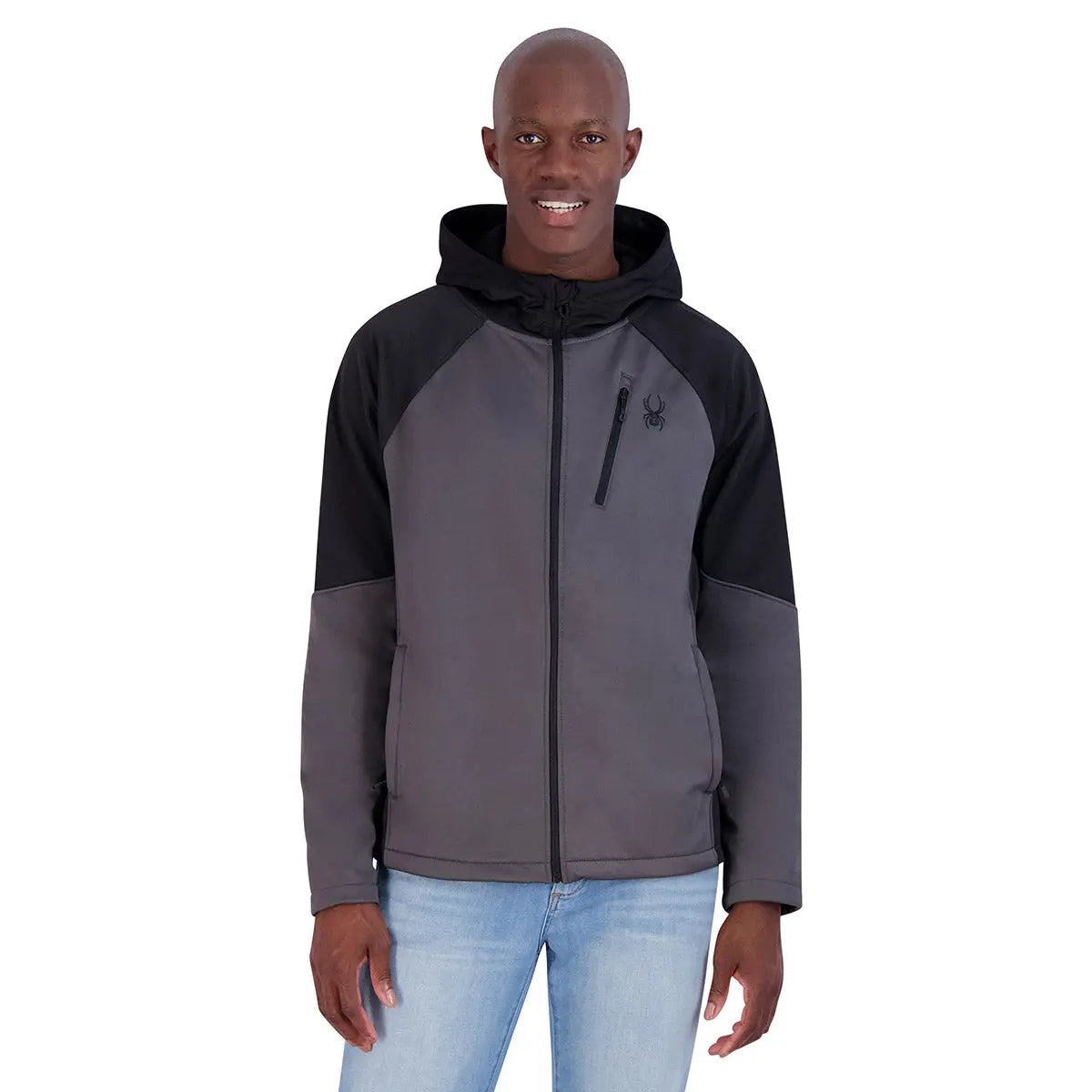 Spyder Men's Mendoza Full Zip Softshell Jacket Polar Jackets - Tophatter Daily Deals