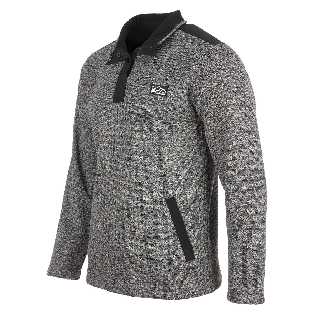 Spyder Men's Half Snap Pullover Long Sleeves - Tophatter Daily Deals