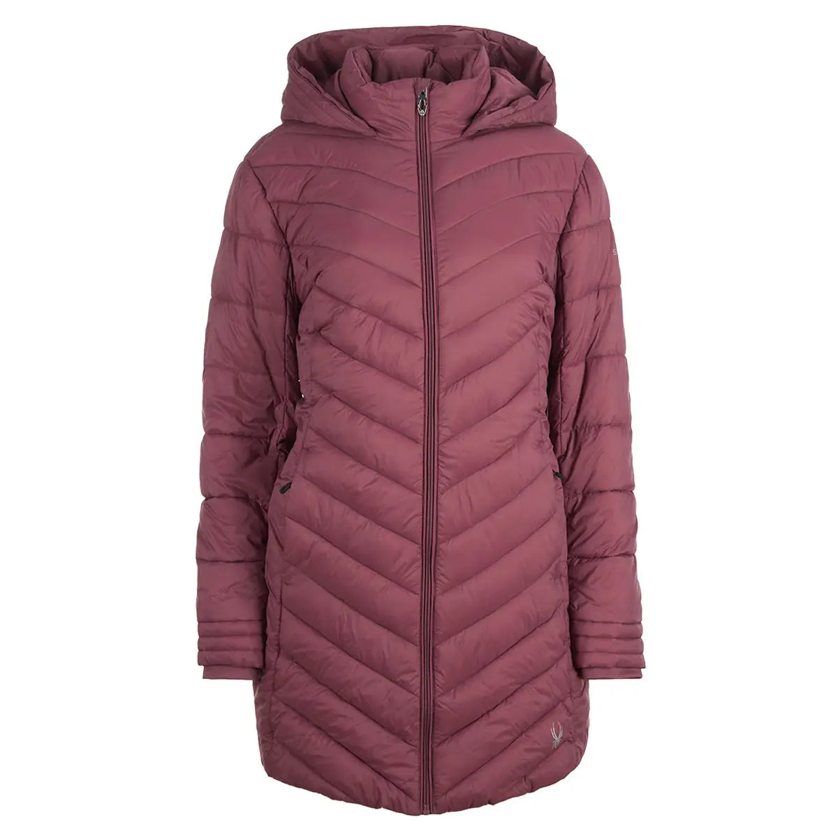 Spyder Women's Boundless Long Puffer Coat Tulipwood Jackets - Tophatter Daily Deals