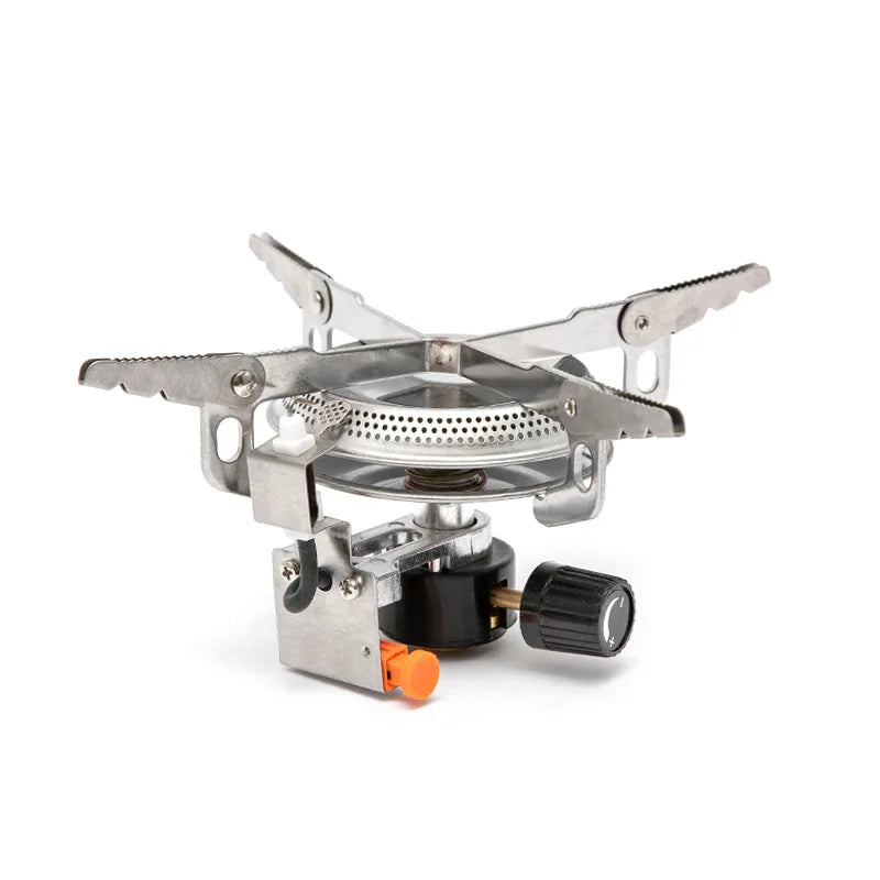 Ultralight Camping Gas Stove Head Silver Camp Cooking - Tophatter Daily Deals