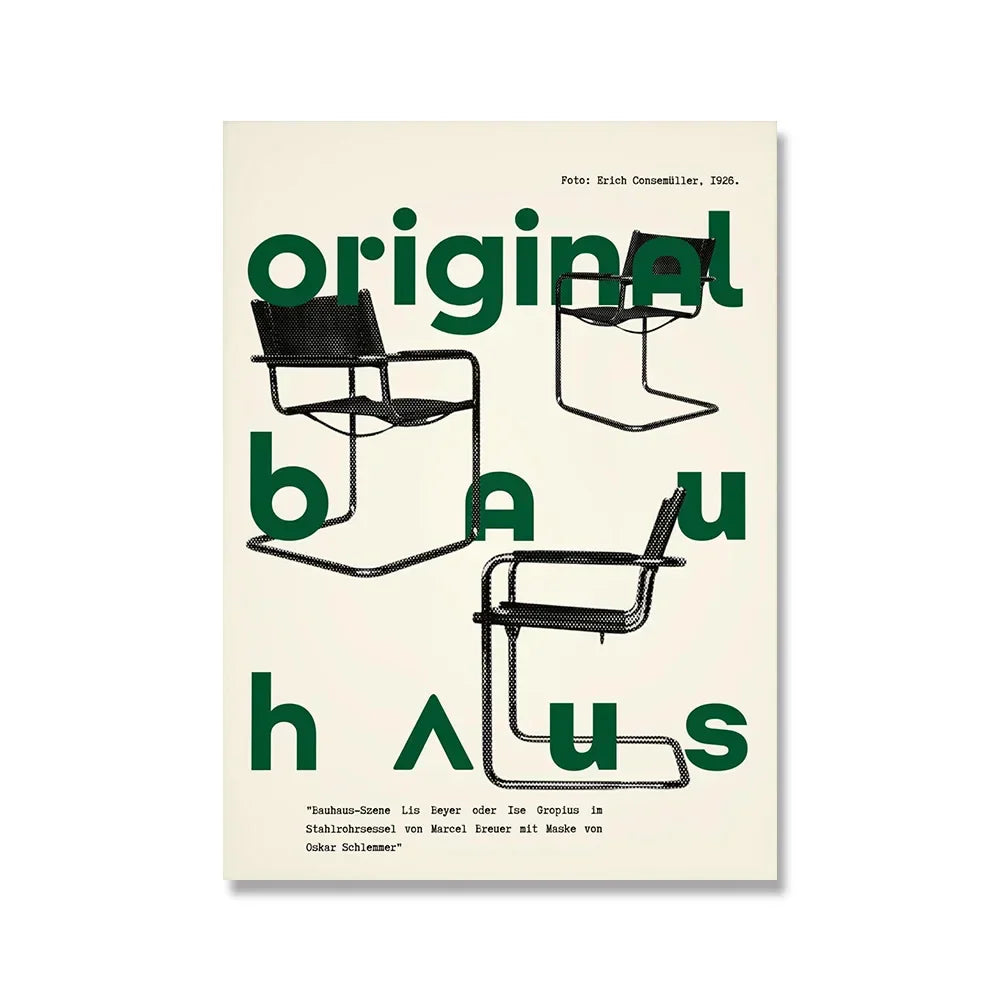 Bauhaus Canvas Wall Art Print Pink Quote Modern Nordic 4 - Tophatter Daily Deals