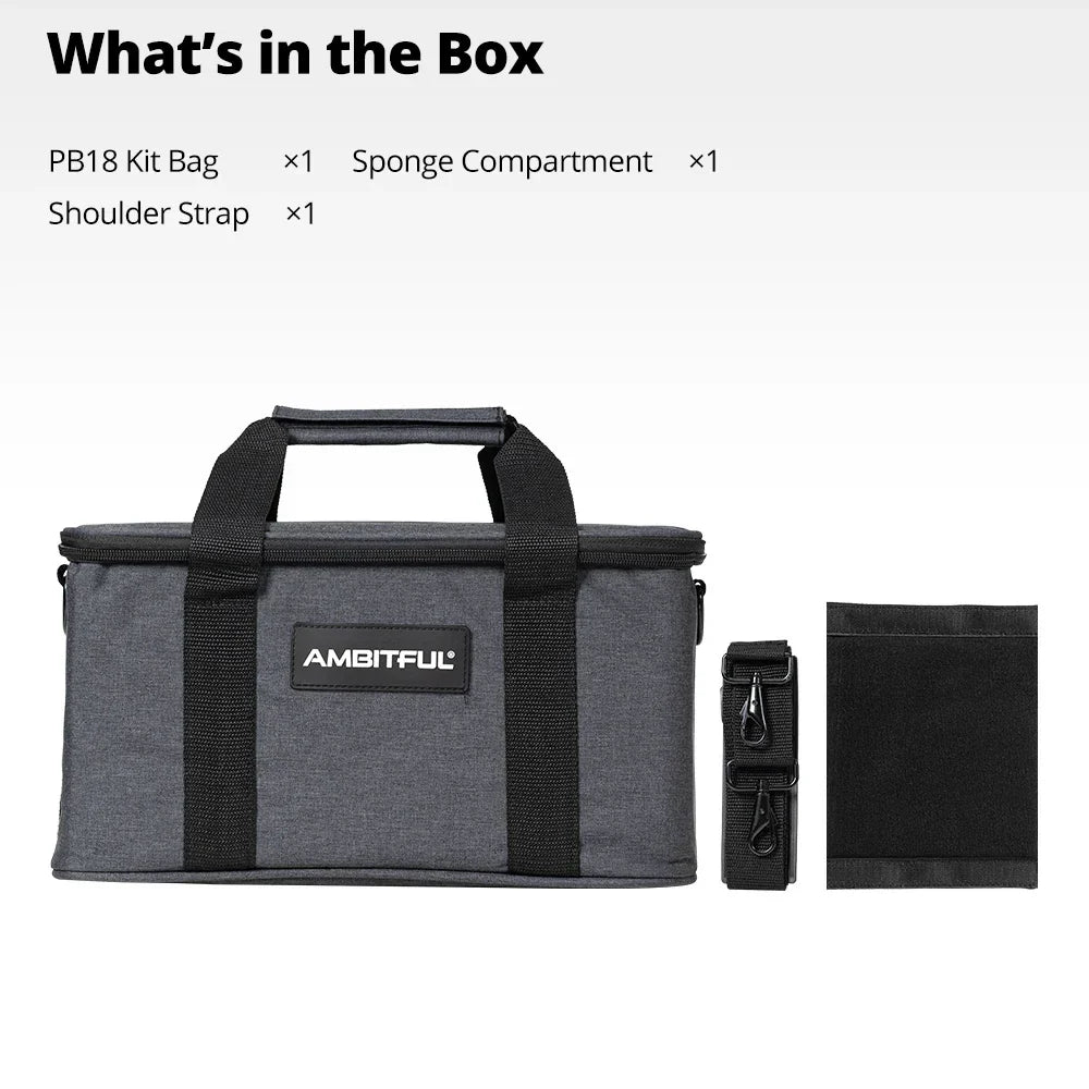 Studio Flash Video Camera Shoulder Bag Grey Camera Bags & Cases - Tophatter Daily Deals