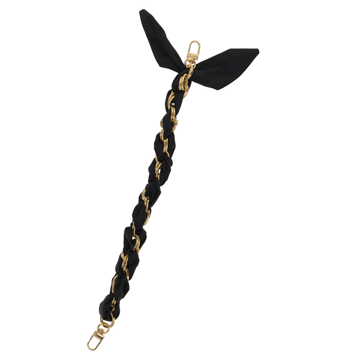 Add a Luxury Gold Chain Wrist Strap - Silk Satin Scarf for Larger Shaft Size Canes Upsell - Tophatter Daily Deals