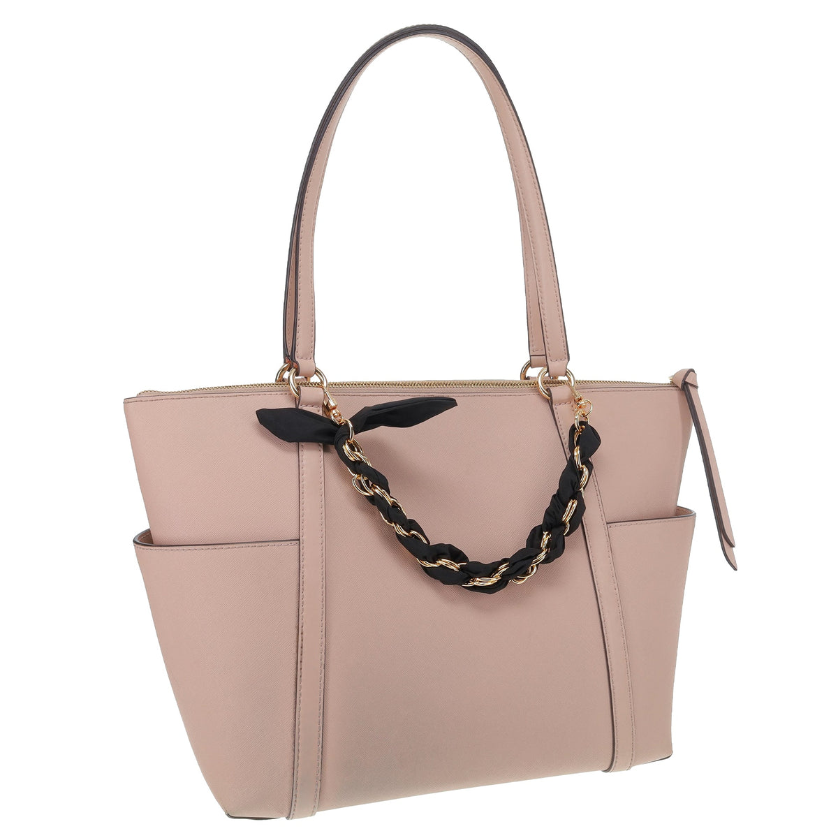 Add a Luxury Gold Chain Wrist Strap - Silk Satin Scarf for Larger Shaft Size Canes Upsell - Tophatter Daily Deals