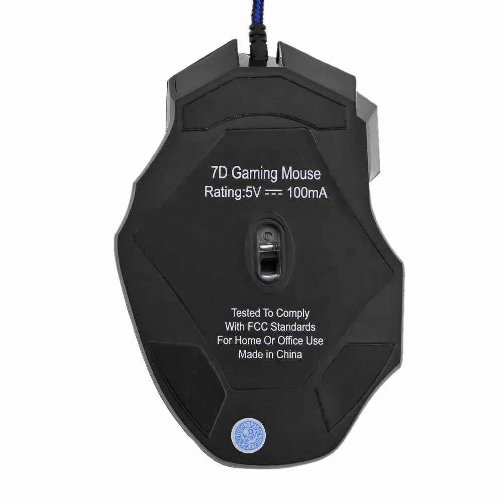 Usb Wired Gaming Mouse 7 Button Backlit Ergonomic Comfort - Tophatter Daily Deals