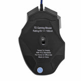 Usb Wired Gaming Mouse 7 Button Backlit Ergonomic Comfort - Tophatter Daily Deals