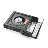 2900W Camping Cassette Stove Black Camp Cooking - Tophatter Daily Deals
