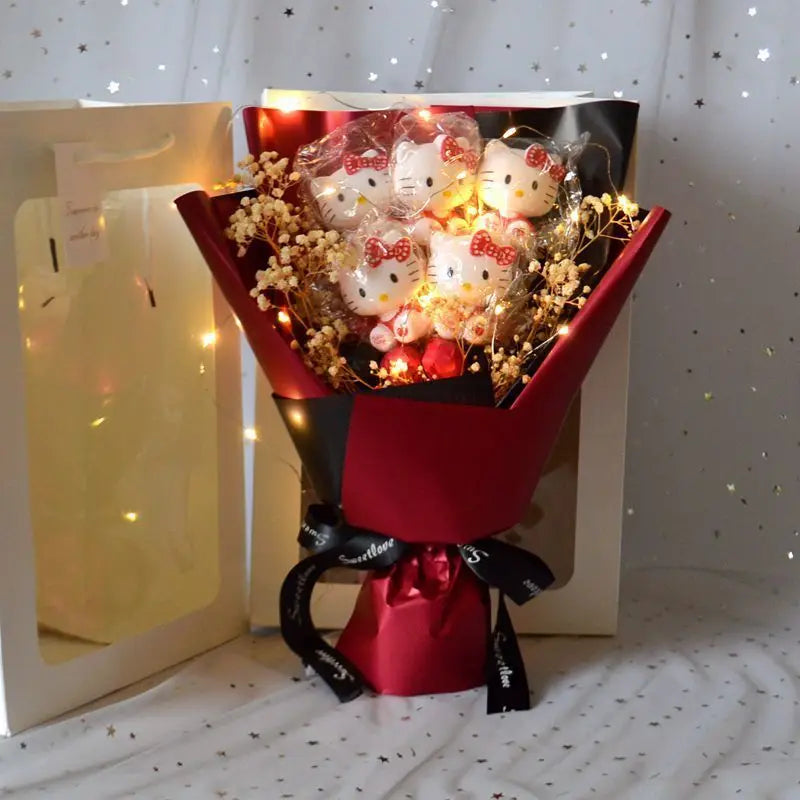 Sanrio Led Lights Plush Toy Bouquet Flowers - Tophatter Daily Deals