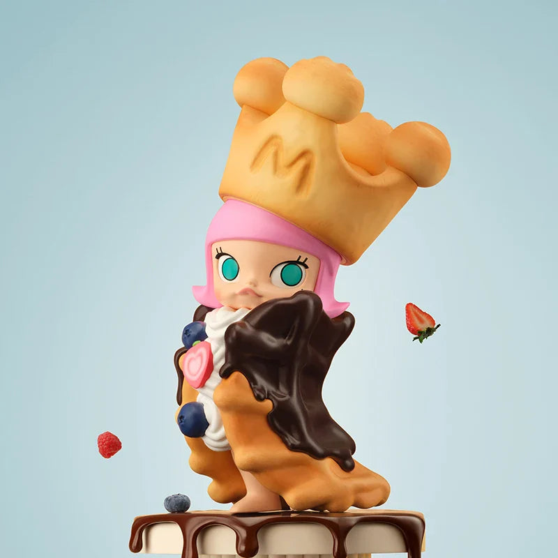 Genuine Pop Mart Molly Carb-Lover Series Figures Blind Box Food - Tophatter Daily Deals